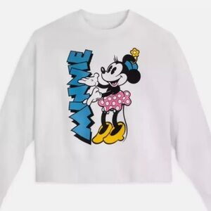 Disney Minnie Mouse Cropped Retro Sweater